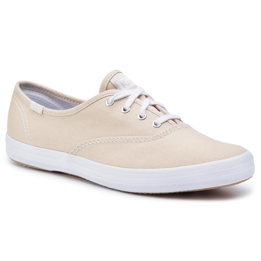 Keds trampki damskie bez wzorów na wiosnę z gumy