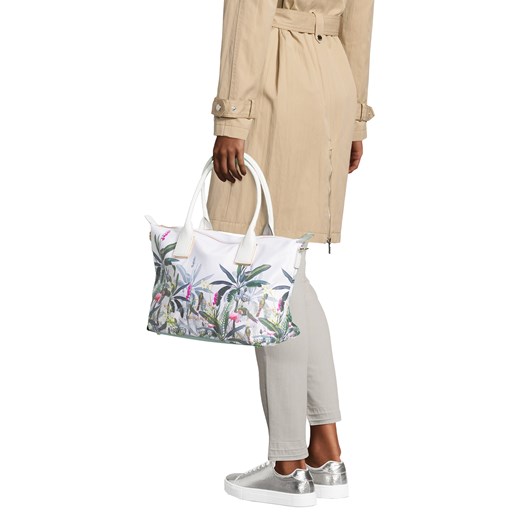 Shopper bag Ted Baker na ramię ze skóry