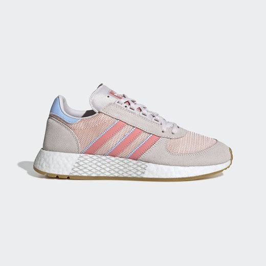 Buty sportowe damskie Adidas Originals do biegania młodzieżowe wielokolorowe bez wzorów1 skórzane płaskie sznurowane