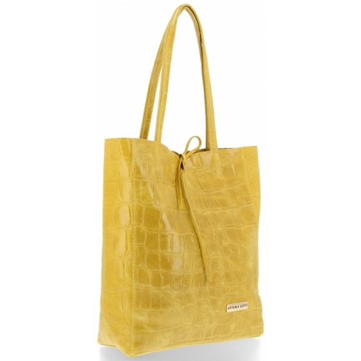 Shopper bag Vittoria Gotti na ramię wakacyjna bez dodatków