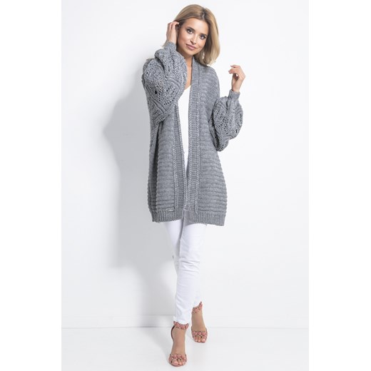 Sweter damski Fobya z dekoltem w serek