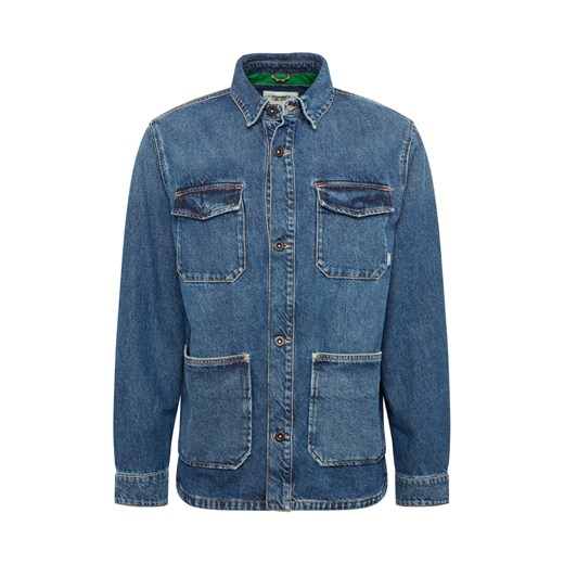 Kurtka damska Tommy Jeans niebieska krótka casualowa