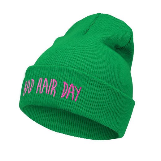 CZAPKA BEANIE GREEN HAIR iloko-pl zielony jesień