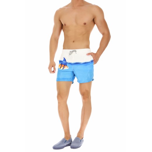 Mc2 Saint Barthelemy Spodenki Kąpielowe i Kąpielówki dla Mężczyzn Na Wyprzedaży, jasny niebieski, Poliester, 2019, L XL