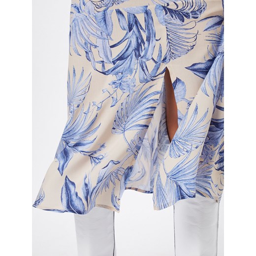 Sukienka wielokolorowa Y.A.S w kwiaty maxi na spacer casual