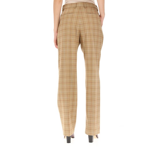 Calvin Klein Spodnie dla Kobiet Na Wyprzedaży, beżowy, Wełna dziewicza, 2019, 38 40 42