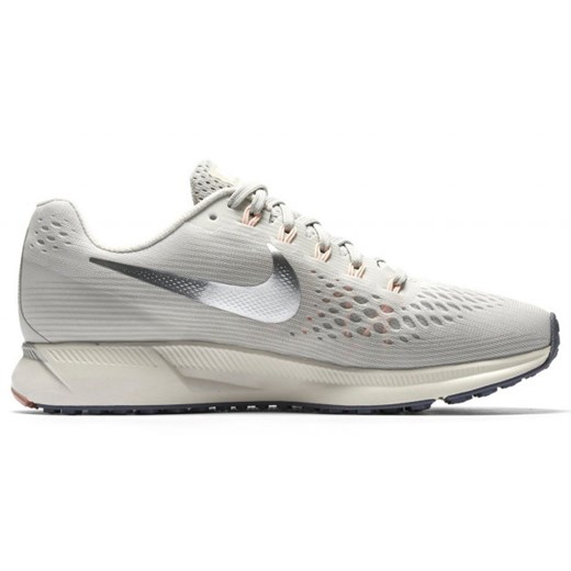Buty sportowe damskie Nike do biegania zoom sznurowane z gumy na platformie