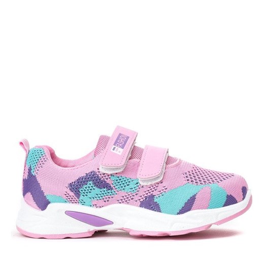 Buty sportowe dziecięce wielokolorowe Royalfashion.pl na rzepy