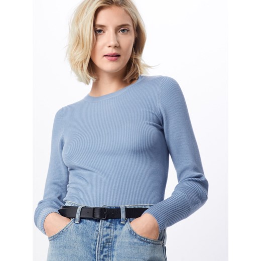 Sweter damski Ichi z dzianiny z okrągłym dekoltem