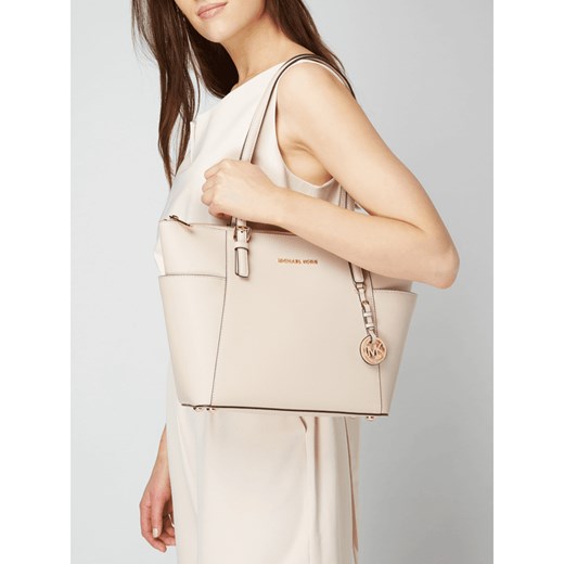 Shopper bag Michael Kors wakacyjna na ramię skórzana