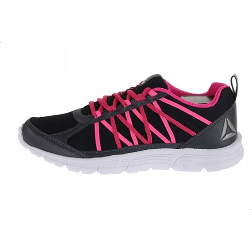 Buty sportowe damskie Reebok speedlux na wiosnę w paski sznurowane
