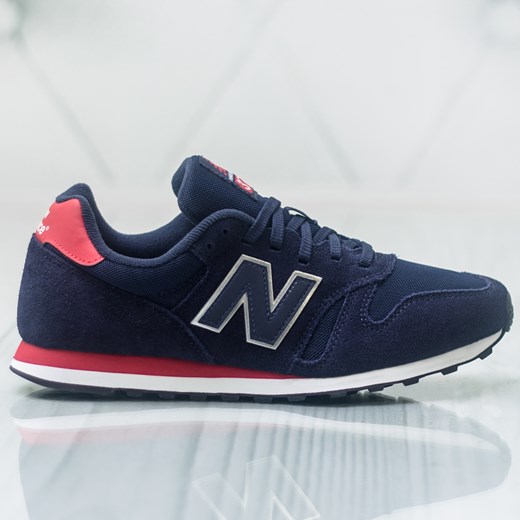 Buty sportowe męskie New Balance jesienne niebieskie sznurowane