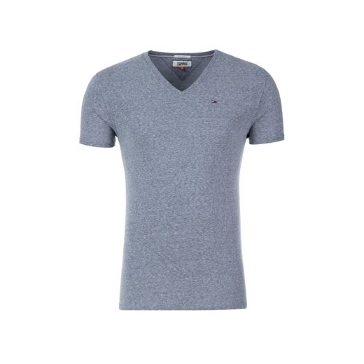T-shirt męski Tommy Jeans niebieski z krótkim rękawem