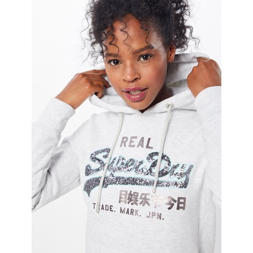 Biała bluza damska Superdry krótka