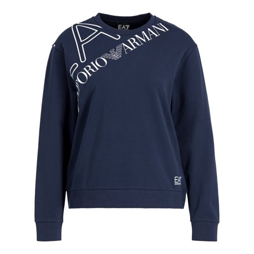 Bluza damska Emporio Armani granatowa casual krótka