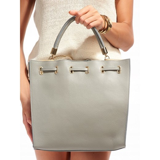 DUŻA DAMSKA TOREBKA SKÓRA NATURALNA SHOPPER BAG Rovicky One Size merg.pl