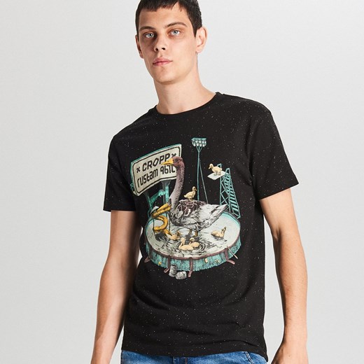 T-shirt męski Cropp z krótkim rękawem