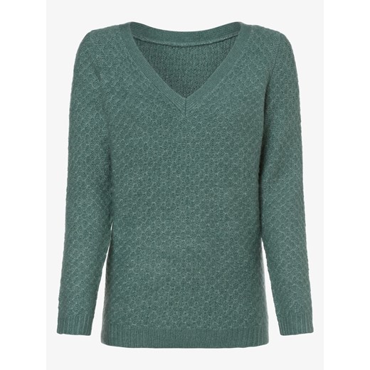 Sweter damski niebieski Vila wełniany