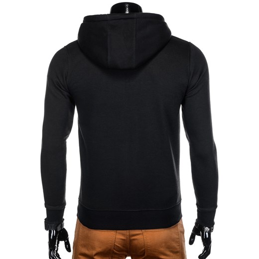 Bluza męska rozpinana z kapturem 895B - czarna Edoti.com XL