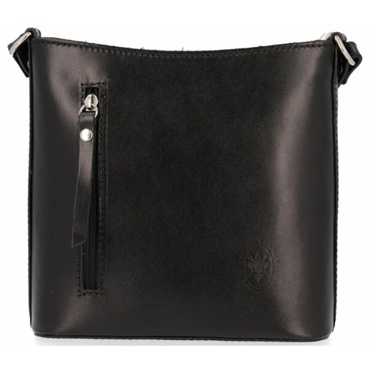 Listonoszka Genuine Leather elegancka matowa bez dodatków