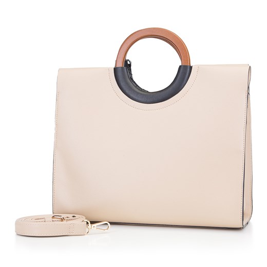 Shopper bag Wittchen ze zdobieniami ze skóry ekologicznej
