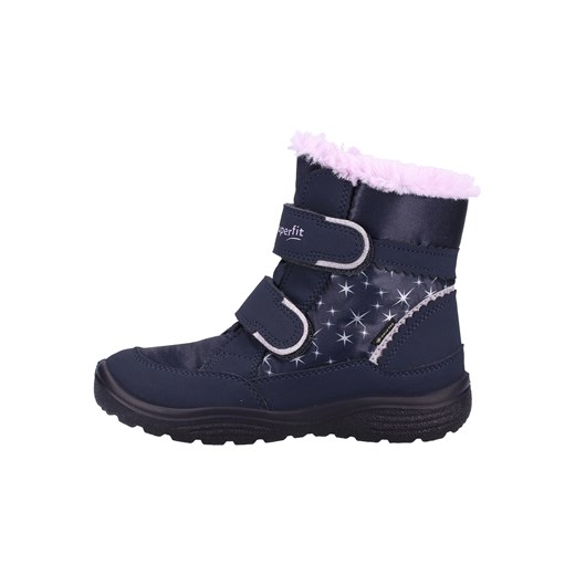 Buty zimowe dziecięce niebieskie Superfit na rzepy