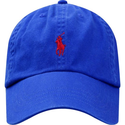Czapka z daszkiem męska niebieska Polo Ralph Lauren z haftem