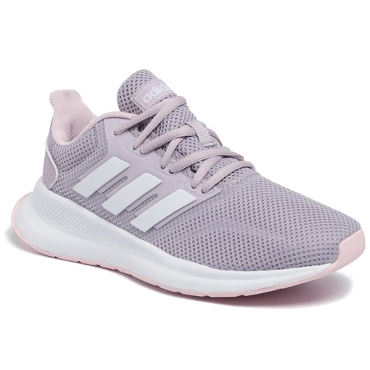 Buty sportowe damskie Adidas różowe wiązane na wiosnę