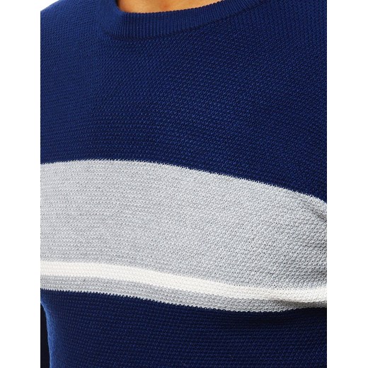 Dstreet sweter męski wielokolorowy wełniany