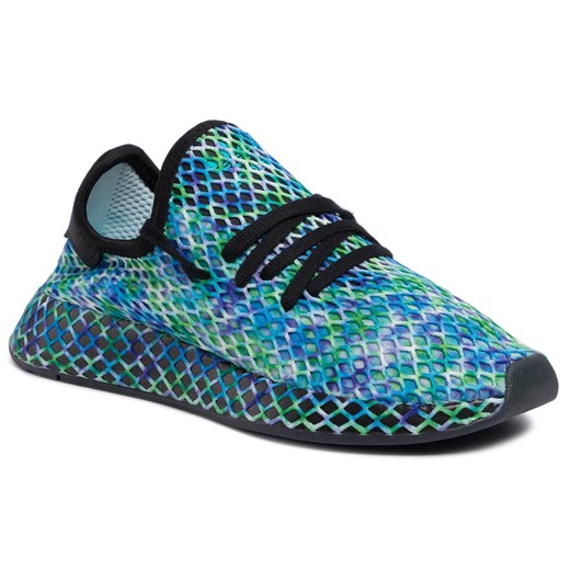 Buty adidas - Deerupt Runner EE5671 Cblack/Cblack/Hiraqu Adidas 43 1/3 eobuwie.pl