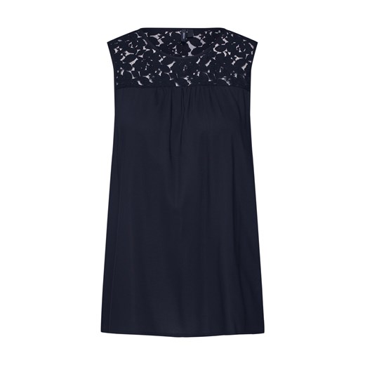 Vero Moda bluzka damska z wiskozy koronkowa bez rękawów