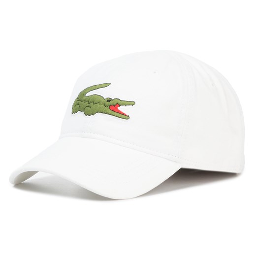 Czapka z daszkiem męska biała Lacoste