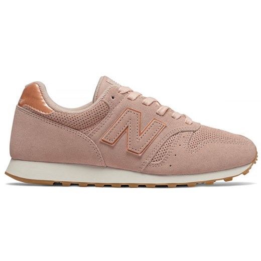Różowe buty sportowe damskie New Balance casualowe gładkie