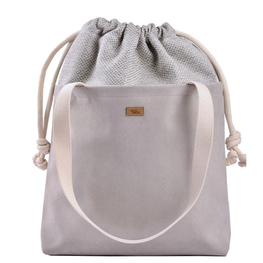 Torebka Me&Bags matowa na ramię z zamszu bez dodatków