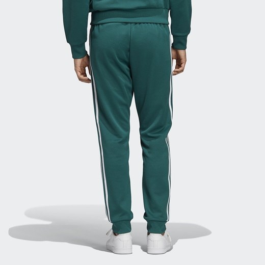 Zielone spodnie sportowe Adidas Originals