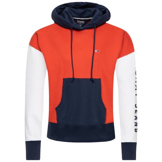 Bluza damska Tommy Jeans z aplikacjami wielokolorowa krótka