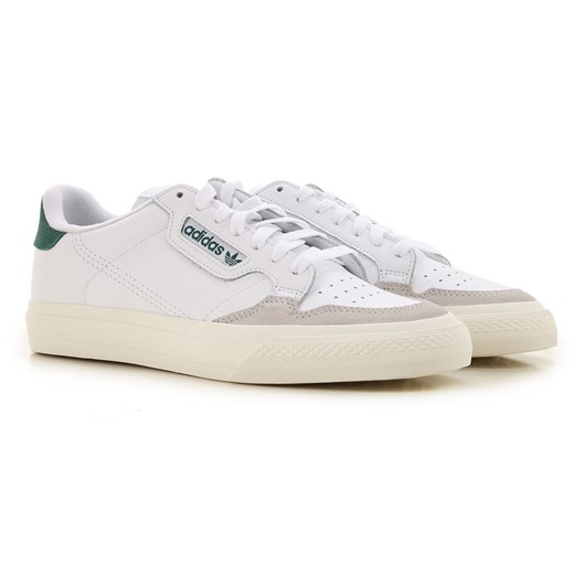 Adidas Trampki dla Mężczyzn Na Wyprzedaży, biały, Skóra, 2019, 44.5