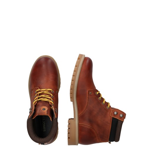 Buty zimowe męskie Jack & Jones brązowe