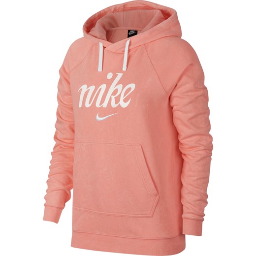 Bluza sportowa Nike jesienna z bawełny z aplikacją
