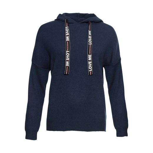 Sweter dzianinowy z drukowanymi paskami Bonprix 32/34