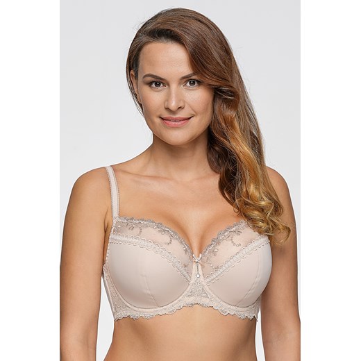 Biustonosz Avalingerie brązowy koronkowy