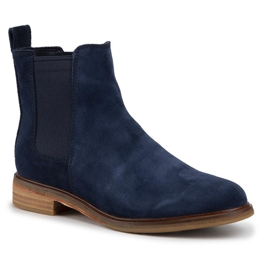 Sztyblety CLARKS - Clarkdale Arlo 261451154 Navy Suede Clarks 39.5 eobuwie.pl