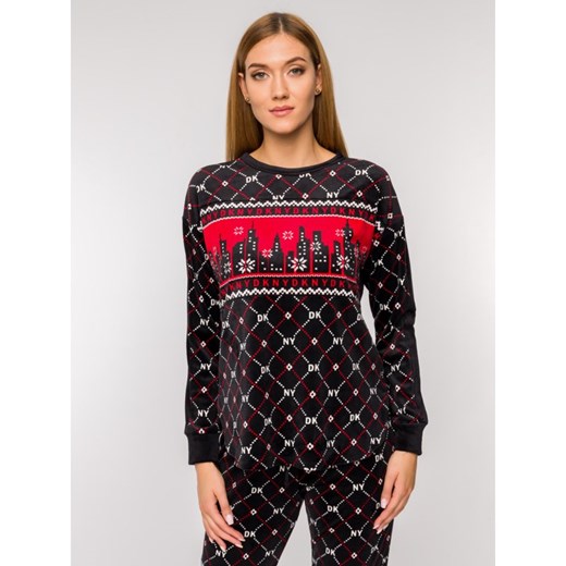 Piżama Dkny casualowa w abstrakcyjnym wzorze