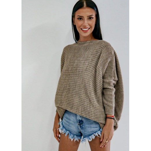 Sweter damski bez wzorów