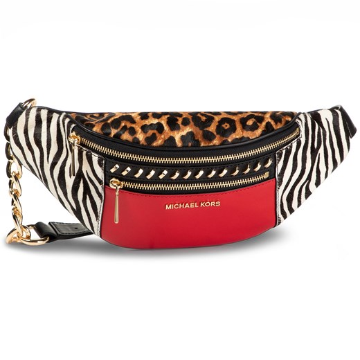 Saszetka nerka MICHAEL MICHAEL KORS - Mott 30F9GOXN6L Black Multi Michael Michael Kors eobuwie.pl