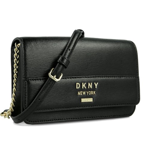 Kopertówka Dkny elegancka skórzana matowa