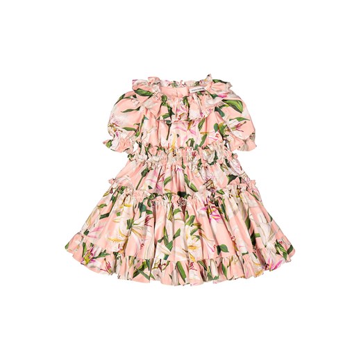 Sukienka dziewczęca Dolce & Gabbana bawełniana