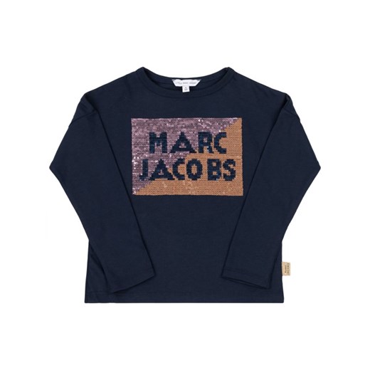 Little Marc Jacobs Bluzka W15466 S Granatowy Regular Fit