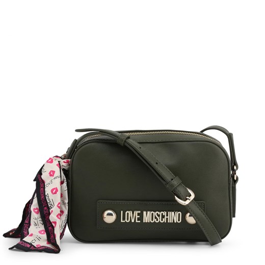 Listonoszka Love Moschino w stylu boho czarna na ramię