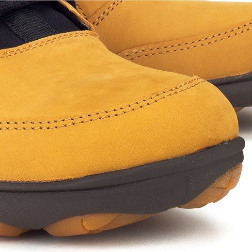 Buty sportowe męskie Geox wiązane ze skóry ekologicznej